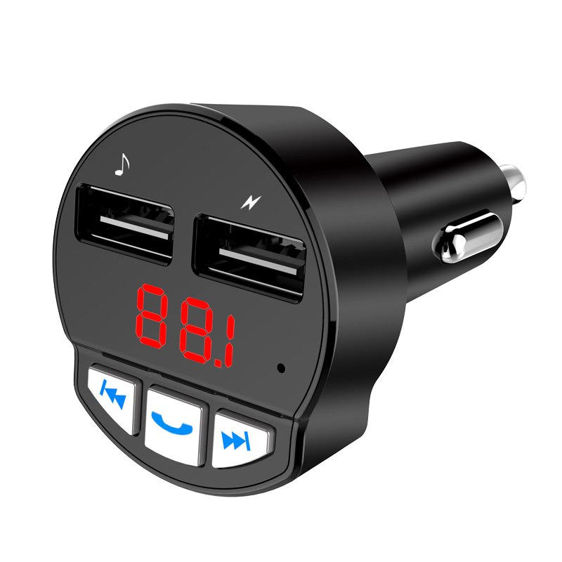Car Mp3 Player Bluetooth Wireless Handsfree Car Kit FM Transmitter 5V 2.1A USB Charger LCD Display Car FM Modulator