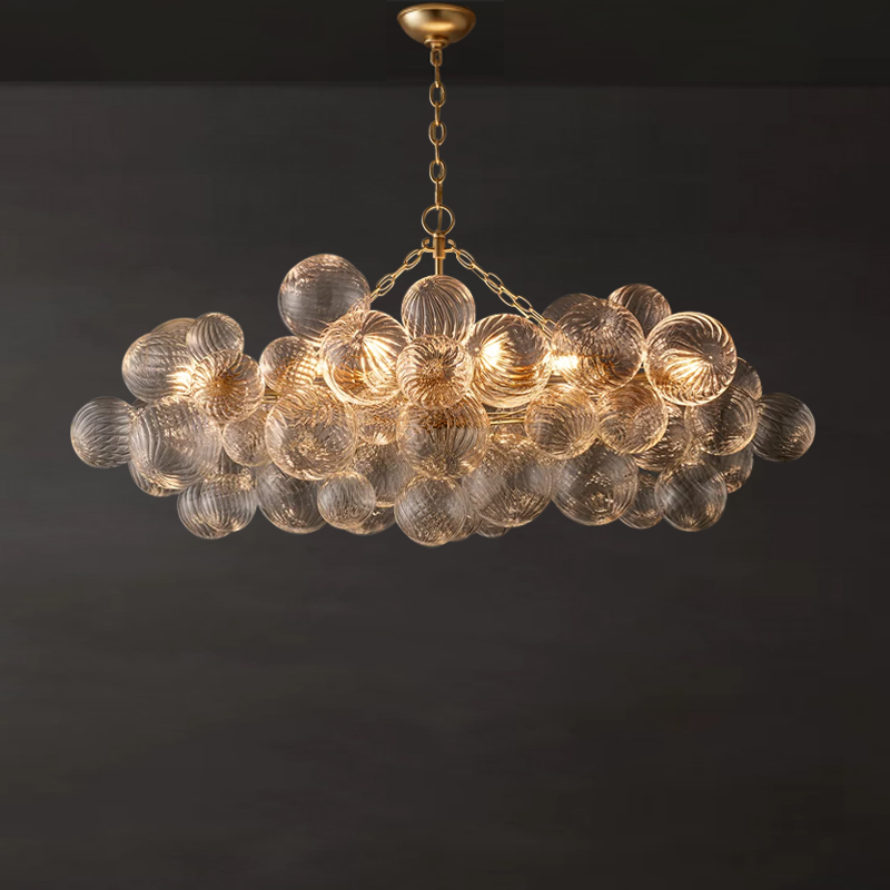 Custom Blown Glass Modern Luxury Large Ceiling Pendant Light Living Room Dining Room Nordic Ceiling Lighting Modern Chandeliers