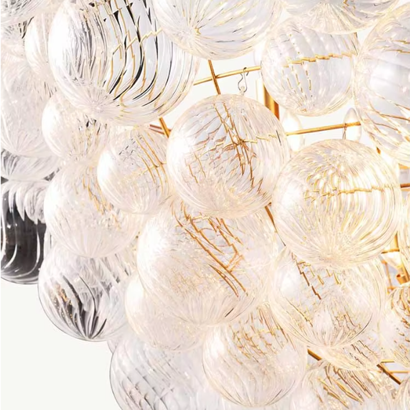 Custom Blown Glass Modern Luxury Large Ceiling Pendant Light Living Room Dining Room Nordic Ceiling Lighting Modern Chandeliers