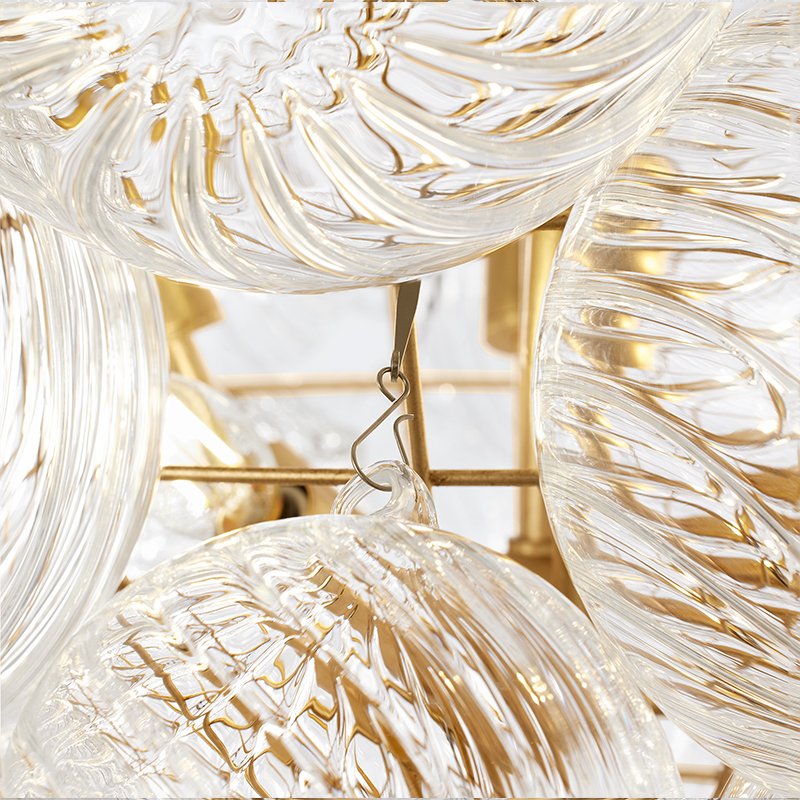 Custom Blown Glass Modern Luxury Large Ceiling Pendant Light Living Room Dining Room Nordic Ceiling Lighting Modern Chandeliers