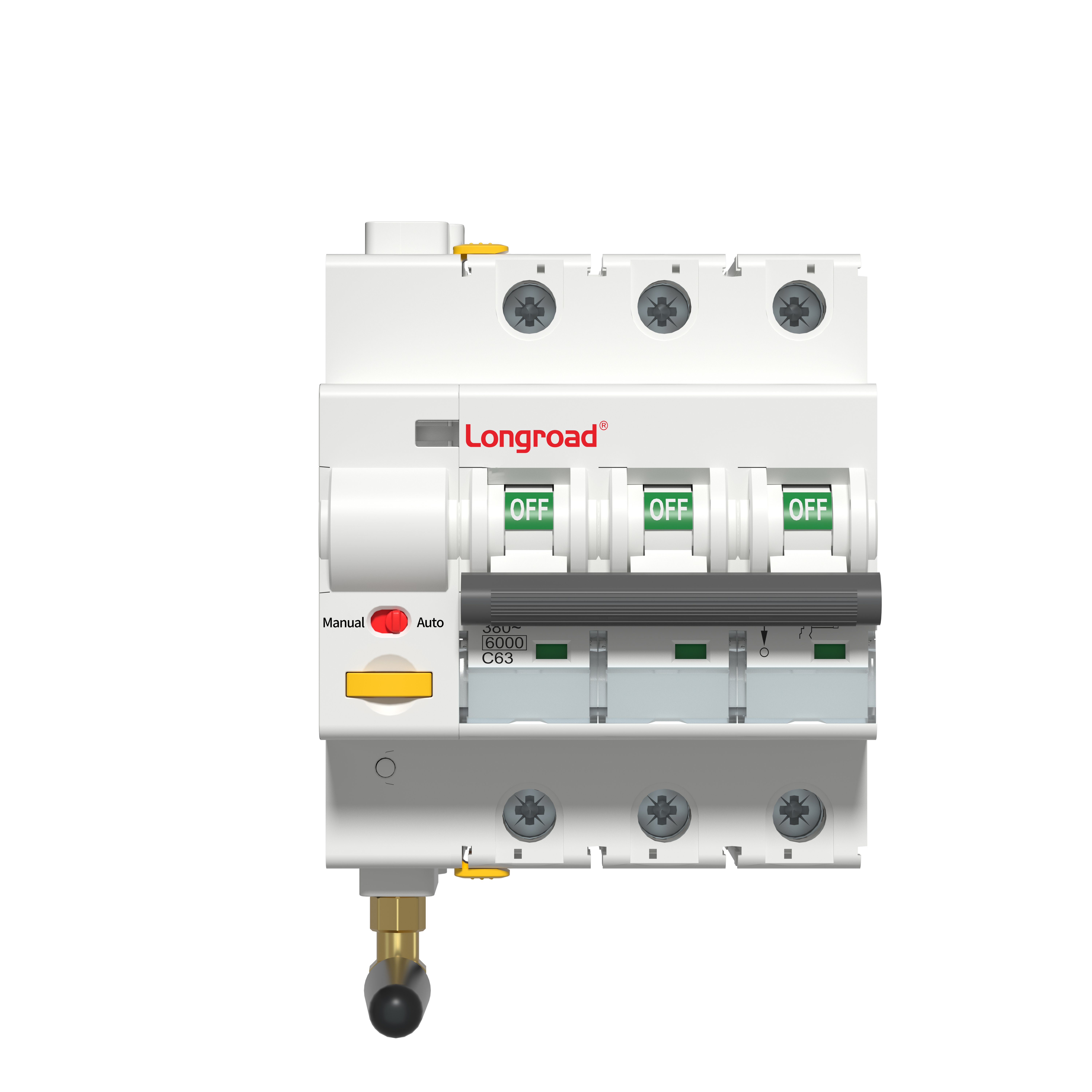 Model LRR6 MCB Automatic Switch and WIFI Remote ON/OFF Operating 1P 1P+N 2P 3P 4P Smart Miniature Circuit Breaker Auto Recloser