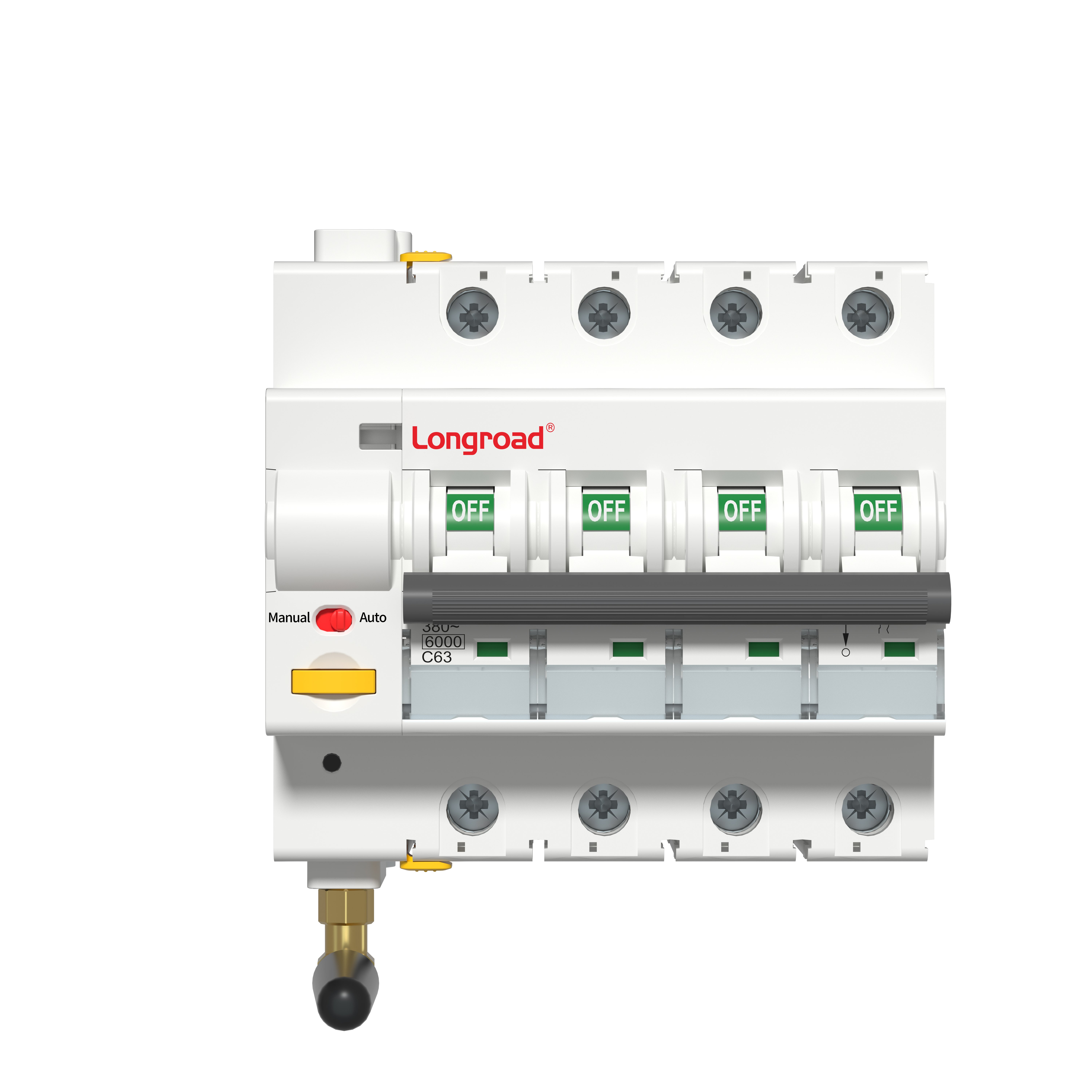 Model LRR6 MCB Automatic Switch and WIFI Remote ON/OFF Operating 1P 1P+N 2P 3P 4P Smart Miniature Circuit Breaker Auto Recloser