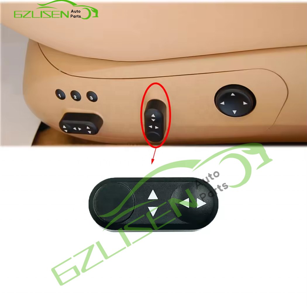 For Maserati GranTurismo Grancabrio Quattroporte Front and Rear Seat Controls, Backrest Adjustment Buttons OEM 980145096