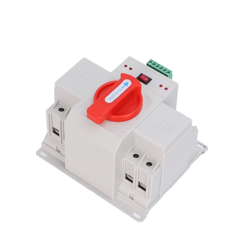 ATS Switch Automatic Transfer 2Pole 63A 80A 100A 125A ATS Automatic Dual Power Changeover Switch for Diesel Generator