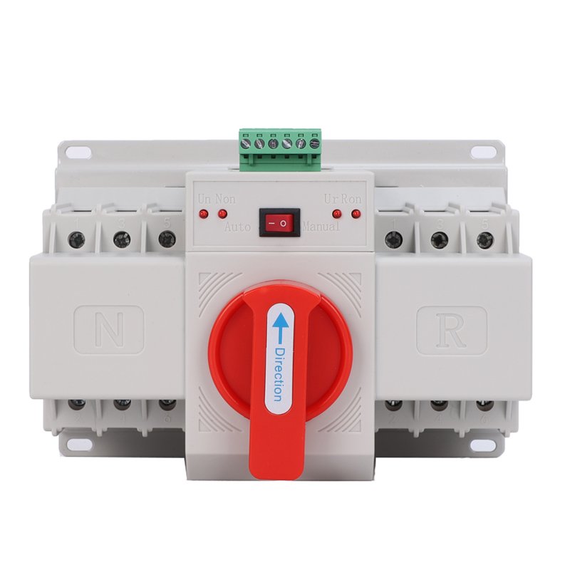 ATS Switch Automatic Transfer 2Pole 63A 80A 100A 125A ATS Automatic Dual Power Changeover Switch for Diesel Generator