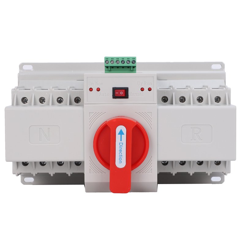 ATS Switch Automatic Transfer 2Pole 63A 80A 100A 125A ATS Automatic Dual Power Changeover Switch for Diesel Generator