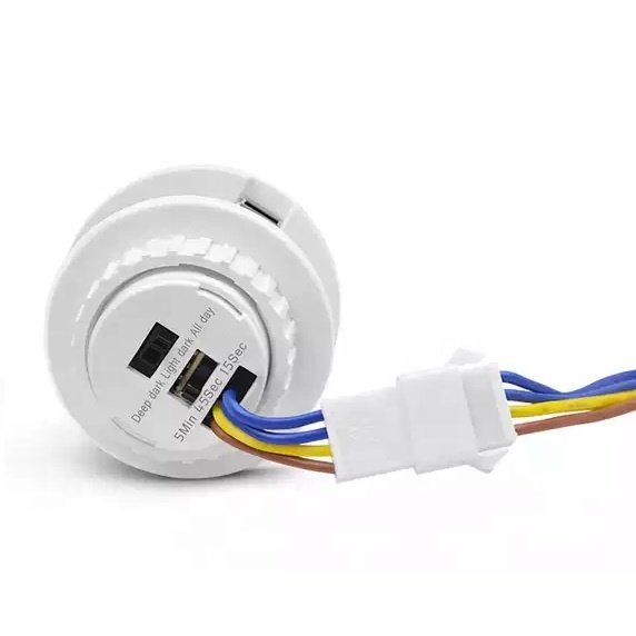 Infrared PIR Motion Sensor Light Switch Time Delay Adjustable 110V-220V Highly Sensitive Auto ON OFF Detector Light Switch