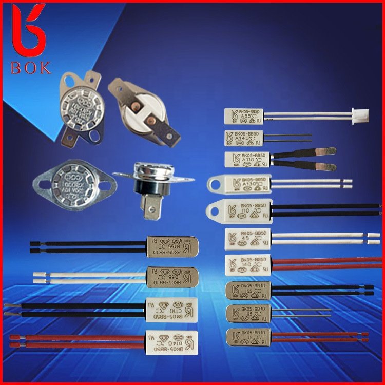 High Quality Manufacturer ST22 KSD9700 3A 250V Normally Closed Motor Bimetal Thermal Protector Switch