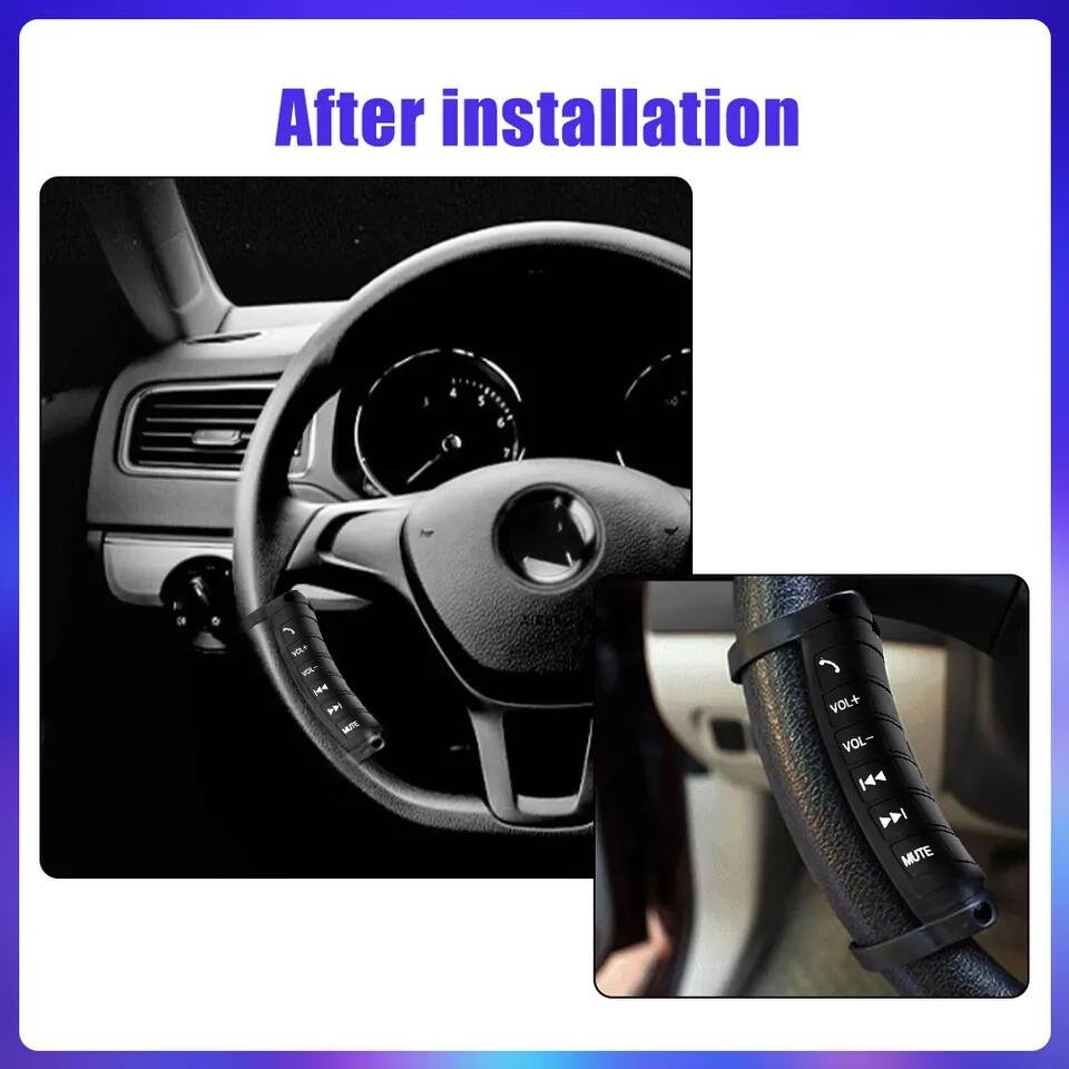 Universal Wireless Steering Wheel Multi Function Button Unilateral Car Multi-function Switch Buttons Car Tuning Parts