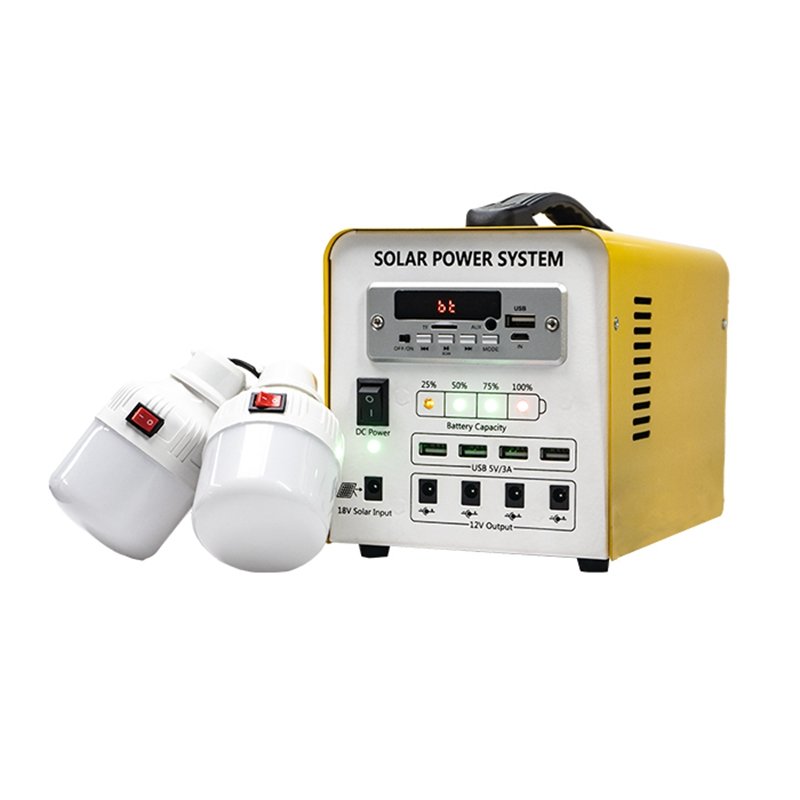 Rechargeable Portable Power Station With Solar Panel 300W Mini Solar Powered Generator Solar Light Kit