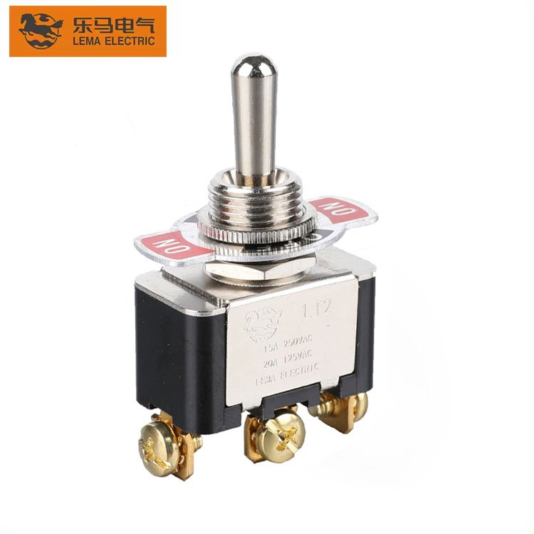Low Price LT2132B Single Pole (on)-off-(on) Auto Reset 3 Position 3 Pin Momentary Toggle Switch Rocker Switch