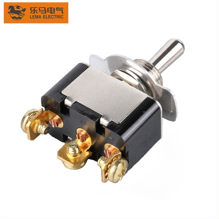 Low Price LT2132B Single Pole (on)-off-(on) Auto Reset 3 Position 3 Pin Momentary Toggle Switch Rocker Switch