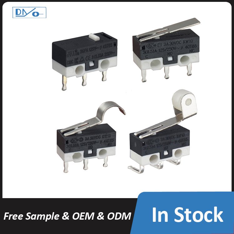 DONGNAN SWITCHES KW10-Z5L075-76 Micro Switch KW10 Series Mouse Micro Switch SPDT High Sensitive Left Right Side