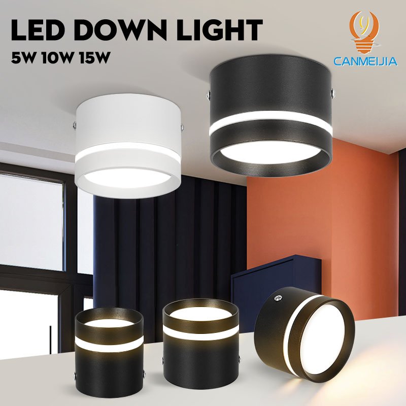 Canmeijia Surface Mounted Round for Indoor 5W 10W 15W 25W Dimmable Commercial Down Light,Led Down Light,Down Light,Led Downlight