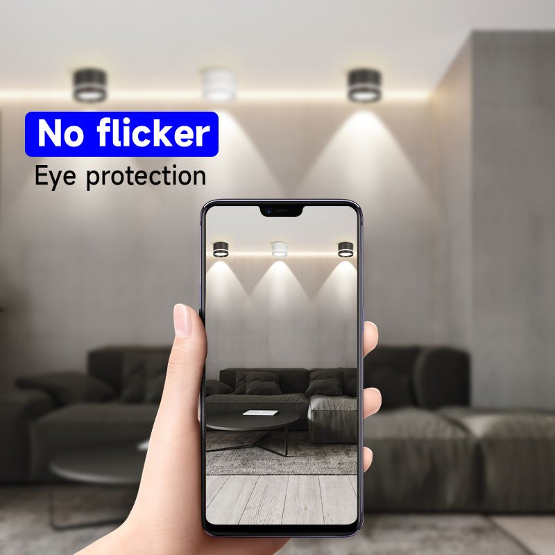 Canmeijia Surface Mounted Round for Indoor 5W 10W 15W 25W Dimmable Commercial Down Light,Led Down Light,Down Light,Led Downlight
