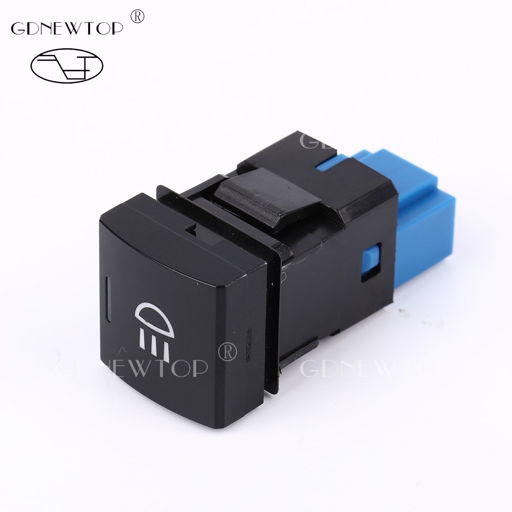 22cm Led Automotive Illuminated square Electrical Momentary Car Push Button Auto Switches for Toyota