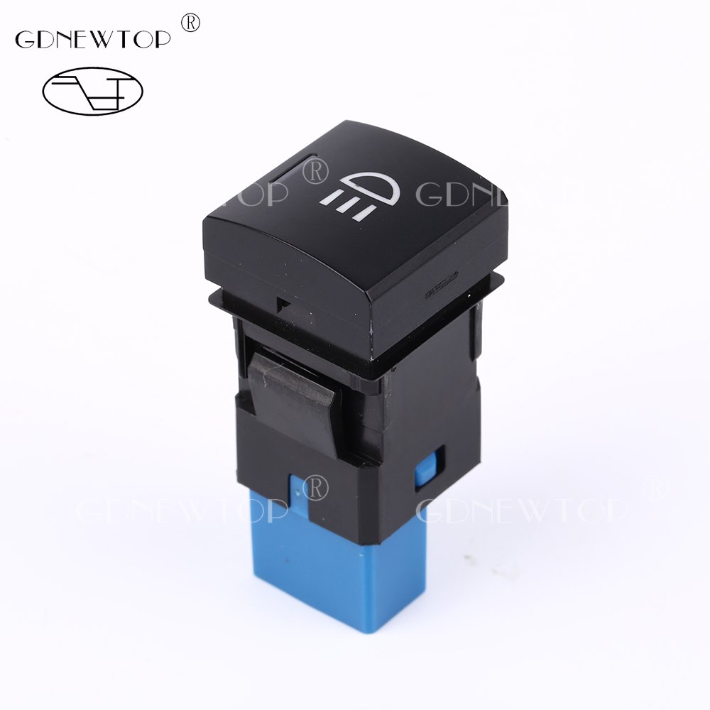22cm Led Automotive Illuminated square Electrical Momentary Car Push Button Auto Switches for Toyota