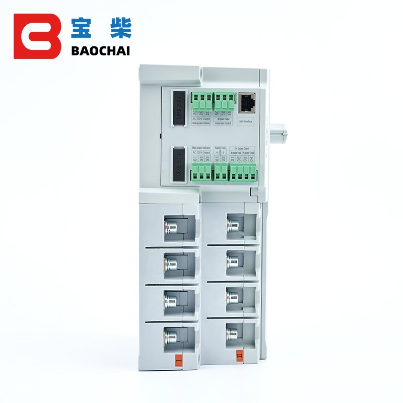 Baochai 2P 3P 4P 63A 100A Dual Power Electrical ATS Dc Automatic Transfer Switch Auto Change Over Switches 220V 380V