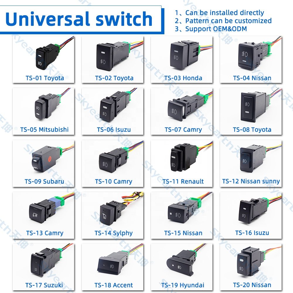 SKYEARTH Factory Offer Fog Lamp Switch for MU-X D-MAX