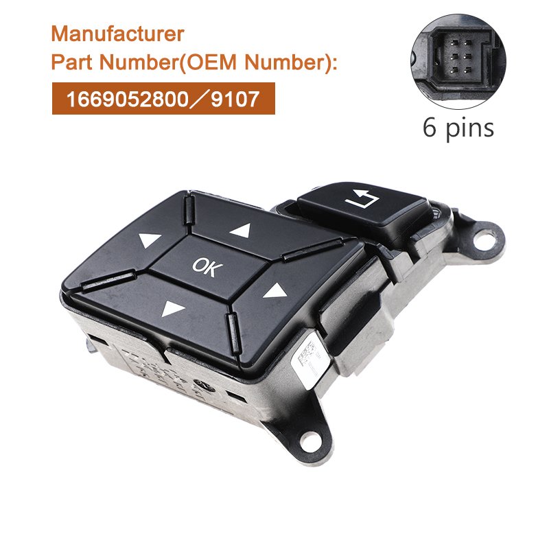 Car Steering Wheel Control Switch Buttons OEM 1669052800 for Mercedes Benz GL ML W166 G Class W463