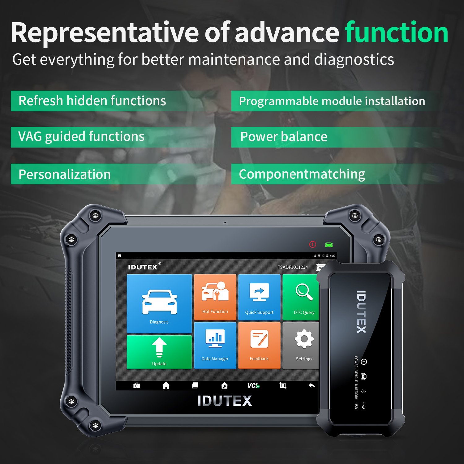 Idutex DS 810 Plus Car Reader OBDII / EOBD Car Auto Diagnostic Tool Obd2 Scanner Automotriz Easydiag Car Diagnostic Scanner