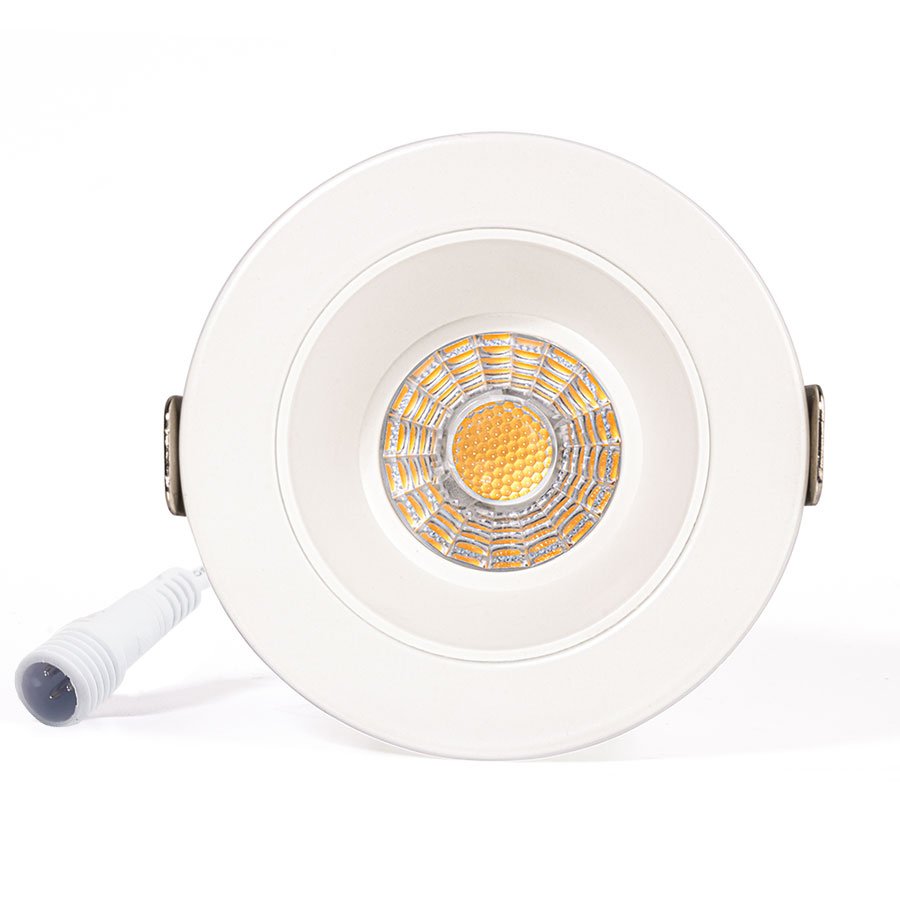 2 Inch 8W LED Recessed Lighting with Driver Box, Dimmable Baffle Trim Canless Downlight, Anti-Glare, 3CCT,,ETL for Apartment