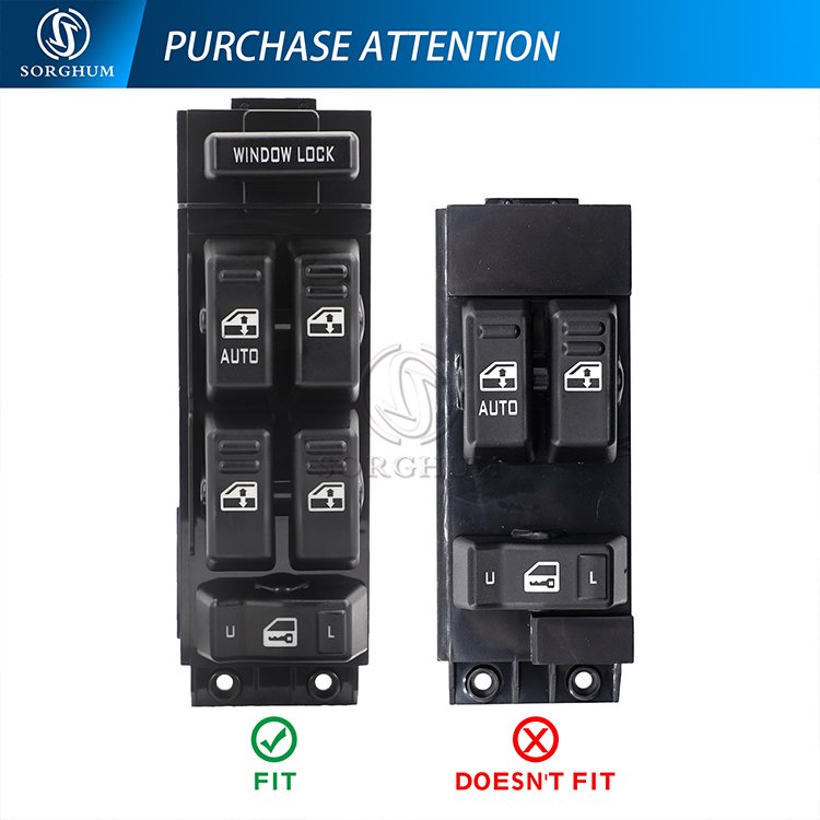 Sorghum 25974714 Left Driver Side Seat Control Switch for 2010-2015 Chevrolet Camaro