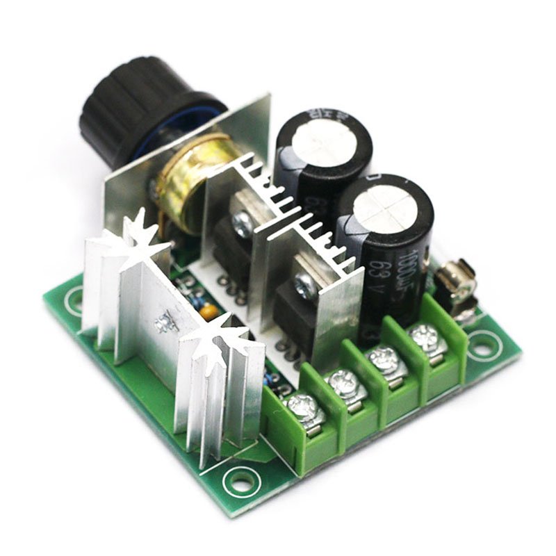 10A 50V Auto PWM DC Motor Speed Regulator Power Supply Module for DC 12V 24V 30V 40V 13KHZ Governor Generator Parts Accessories