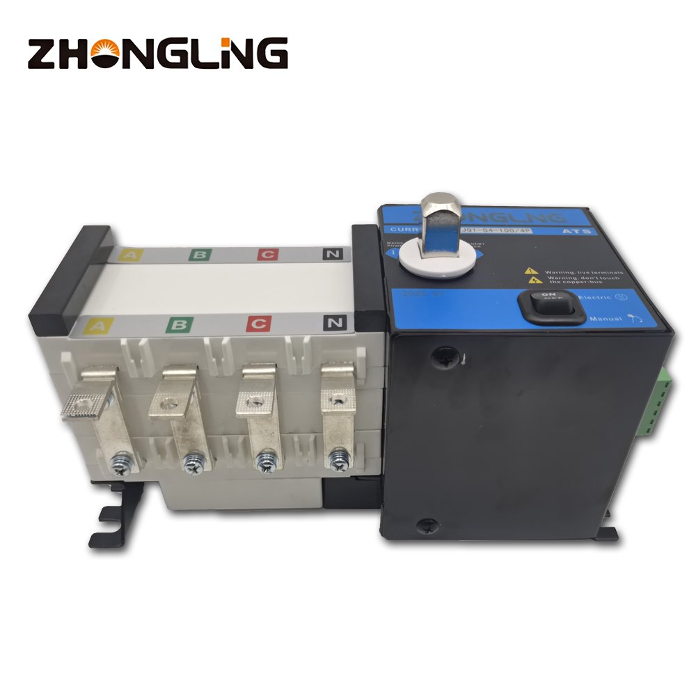 Dual Power ATS 100A 4P Automatic Transfer Switch 16A-1600A Diesel Generator Engine 250A 630A 800A 1000A Generator Controller