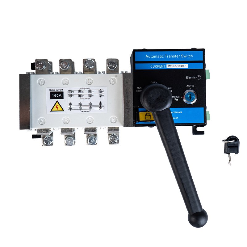 Solar Automatic and Manual Dual Power Automatic Transfer Switching Ats for Generator and Solar Power 4P 160A