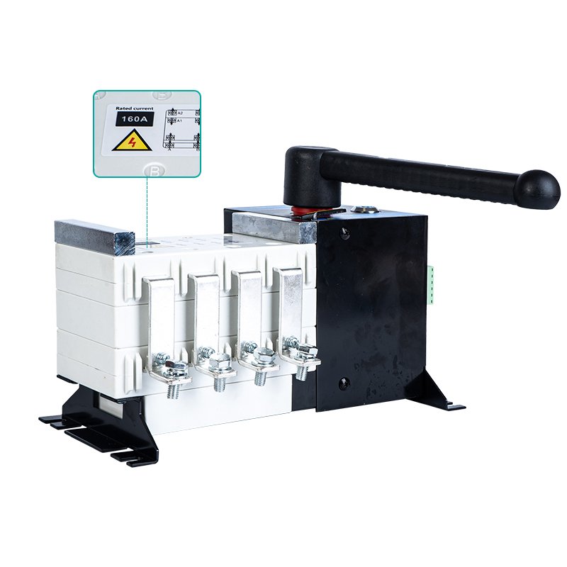 Solar Automatic and Manual Dual Power Automatic Transfer Switching Ats for Generator and Solar Power 4P 160A