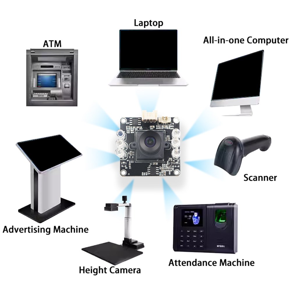 Hot sales CMOS 2MP 1080P High-definition Infrared Night Vision With IR-CUT Camera Module With Microphone USB Camera Module