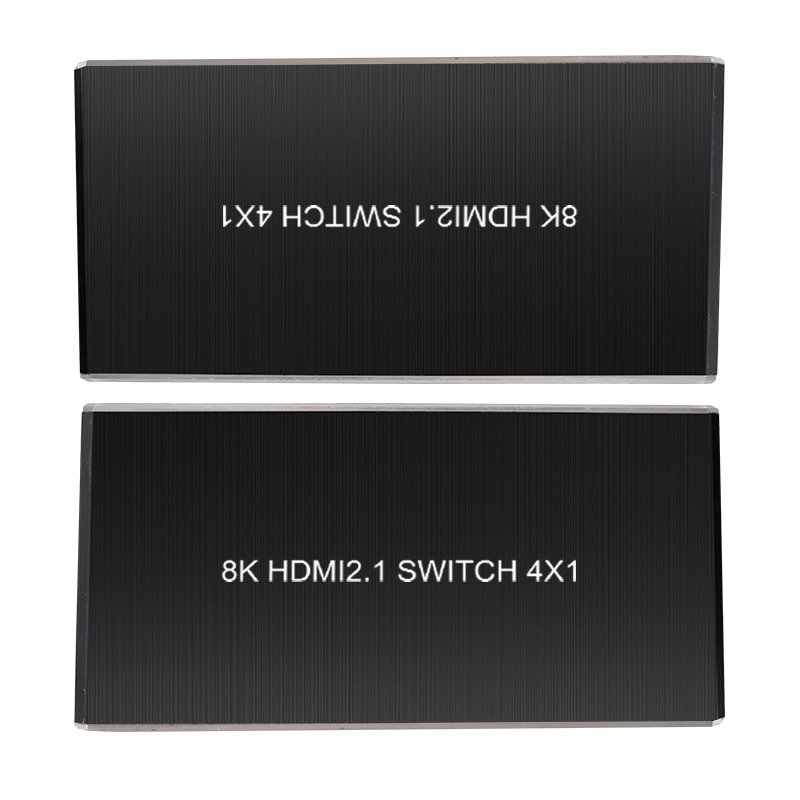 8k@60 HDMI Switch 4x1 Supports HDMI 2.1 4K@120Hz 4:4:4 8bit HDR Support CEC ARC Auto Switch