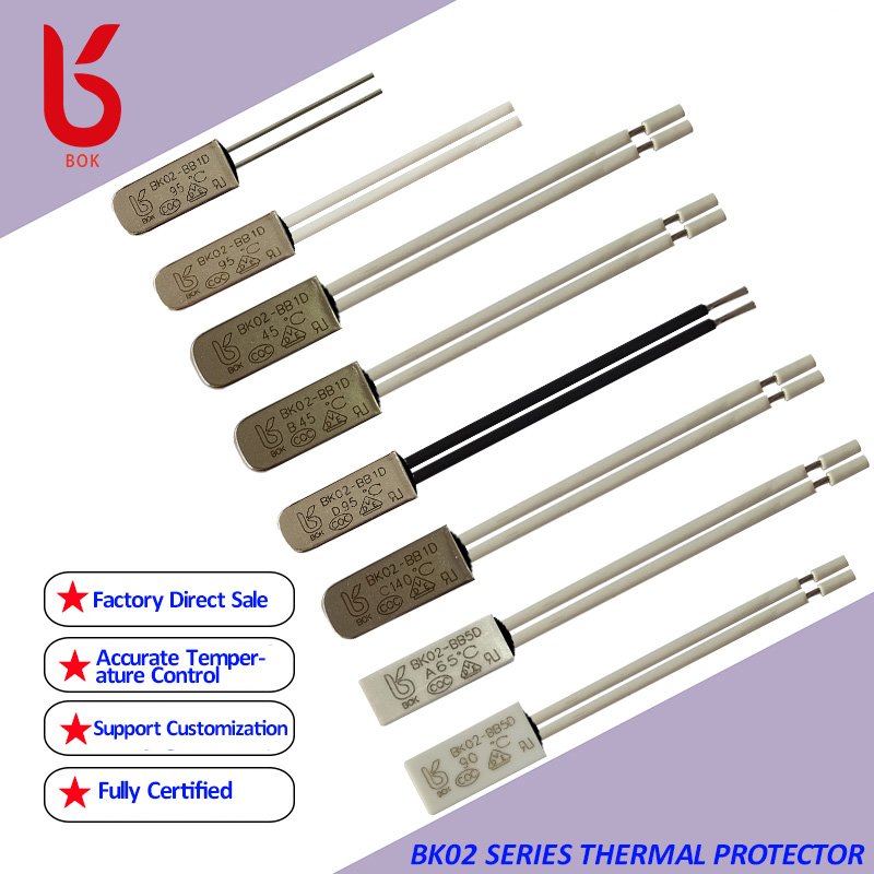 Wholesale KSD9700 Series TB11 Series BK02 Model Normally Closed Contact Bimetal Motor protection Thermal Switch