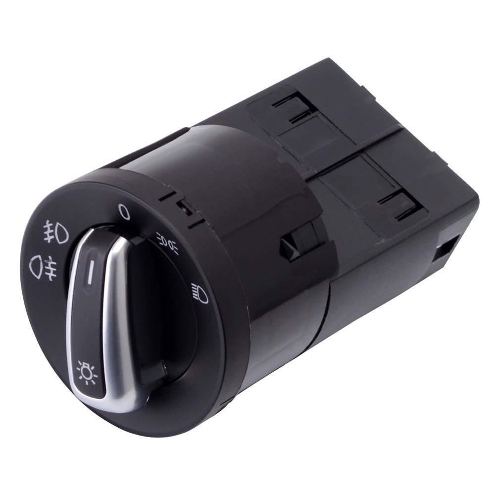 Auto Parts Car Chrome Headlight Control Switch Fog Lamp Control Switch for VW Golf MK4 Jetta 4 Bora Passat B5