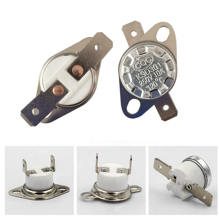 OEM Snap-action Thermal Protector for Water Dispenser Ksd301 Steam Iron Thermostat Temperature Switch