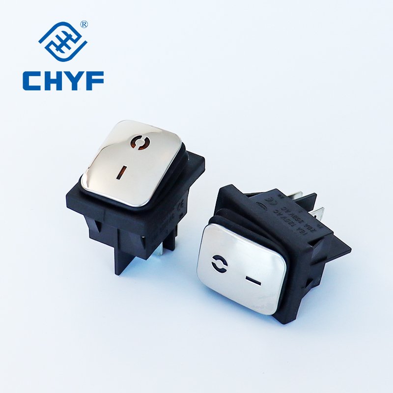 KCD4 Rocker Switch 12V Waterproof Toggle Switch SPST 3 Pin ON/Off Blue LED Lighted with Pre-soldered Wires for Car Auto Boat