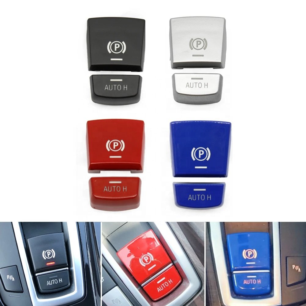 61319159997 Electronic Handbrake Parking Switch Auto H Button Parking Brake Switch for BMW F10 F01 F02 F10 F12 F15 F16 F25 F26