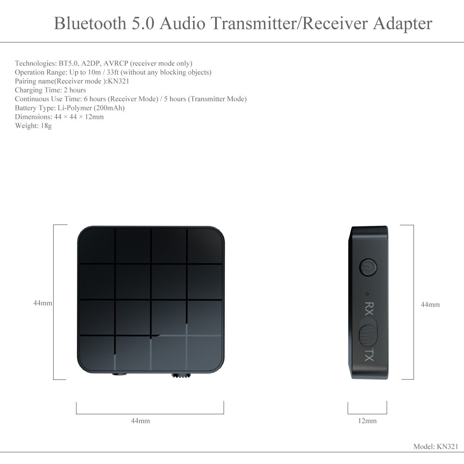 HiFi Auto Car Kit A2DP RCA AUX 3.5mm Jack Music Wireless Adapters 10m 5V PC for Bluetooth Receiver Transmitter USB for CD Player