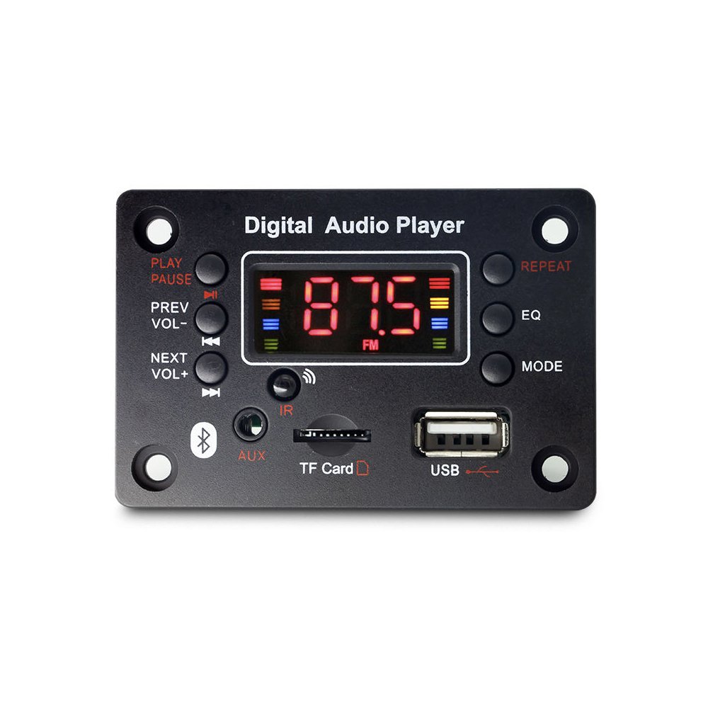 MP3 MAV WMA Folder MP3 Decoder Boards with Remote Controller and Cables MP3 Unit Kit