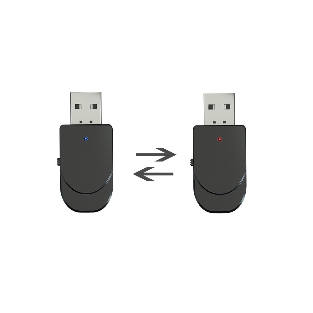 BT Transmitter Receiver 2 in 1 Wireless BT 5.0 Music Adapter Mini 3.5mm AUX Stereo for Car Kit TV ps4