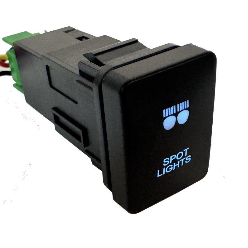 New Headlight Switch 12V Car Connector Factory Hot Sale Auto Parts Push Button Switch Light bar Fog Lights and Other Switches