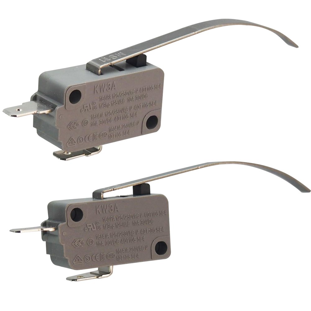 DONGNAN KW3A Electric Heater Safety Switch Micro Switch Arc Lever Arm Pin Ac 125 250v Micro Switch 16A