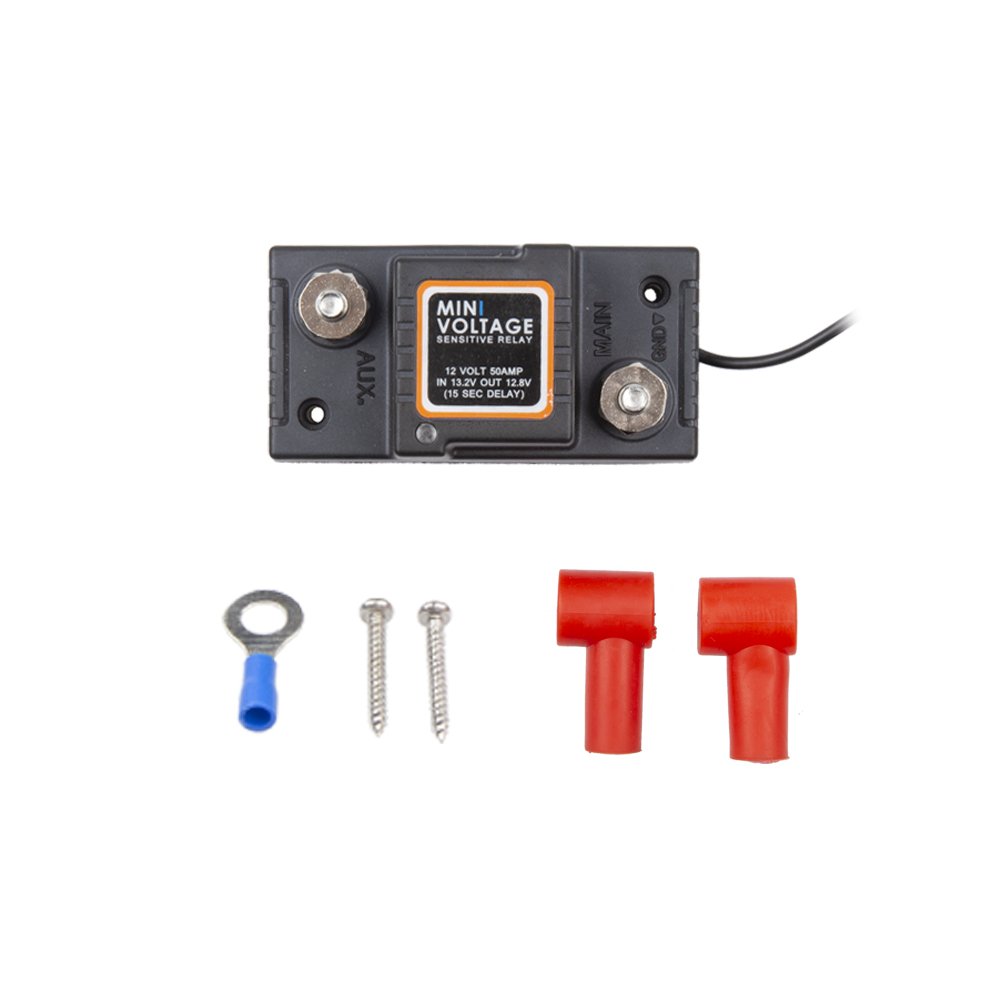 Mini Smart 12V 80A Dual Isolator Battery Switch Voltage Sensitive Relay with 100A Max. Current
