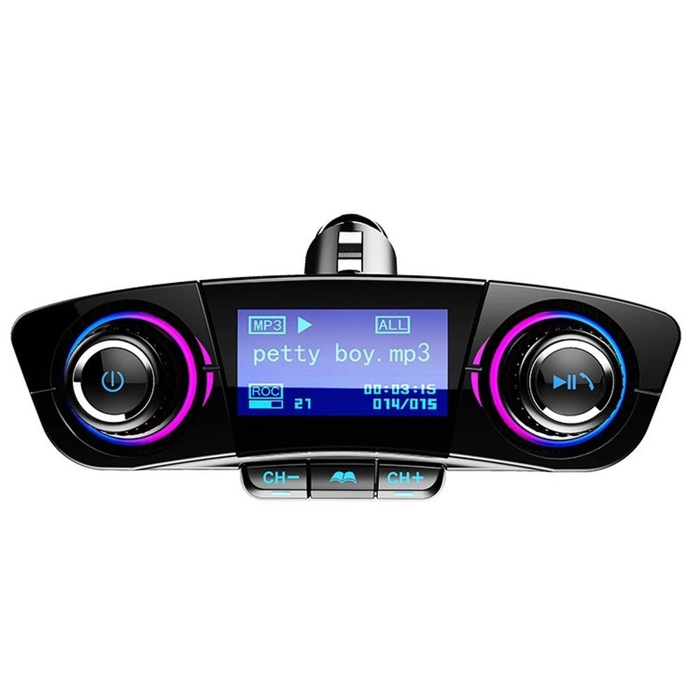 Upgrade Car Hands-free BT06 Bluetooth Mp3 Player USB 3.1A Fast Charge Bluetooth Adapter