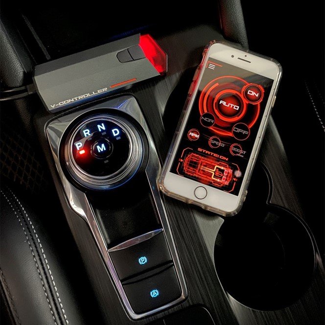 Bluetooth Exhaust Controller Sound Kit Valve Controller Upgrade with Flap Control Unit for Car Exhaust System