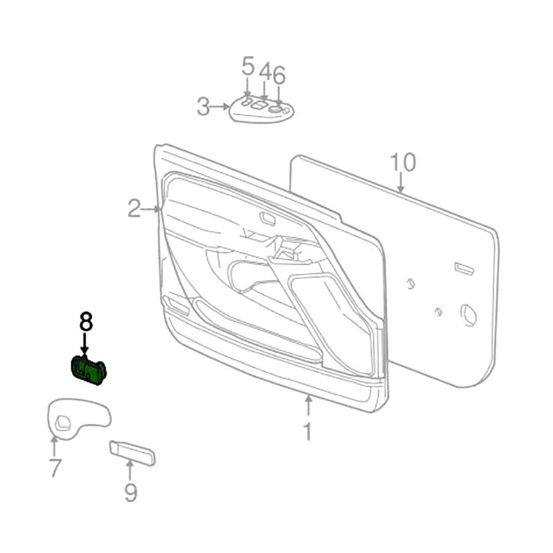 1999-2007 GMC Chevrolet Silverado Auto Switches Door Switch 15172121