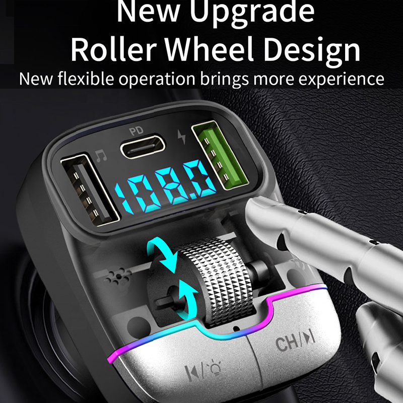 PD25W Audio Mp3 Player Usb Car Charger Fm Transmitter Modulator Fm Car Mp3 Player bluetooth Fm Transmitter for Car Kit Handsfree