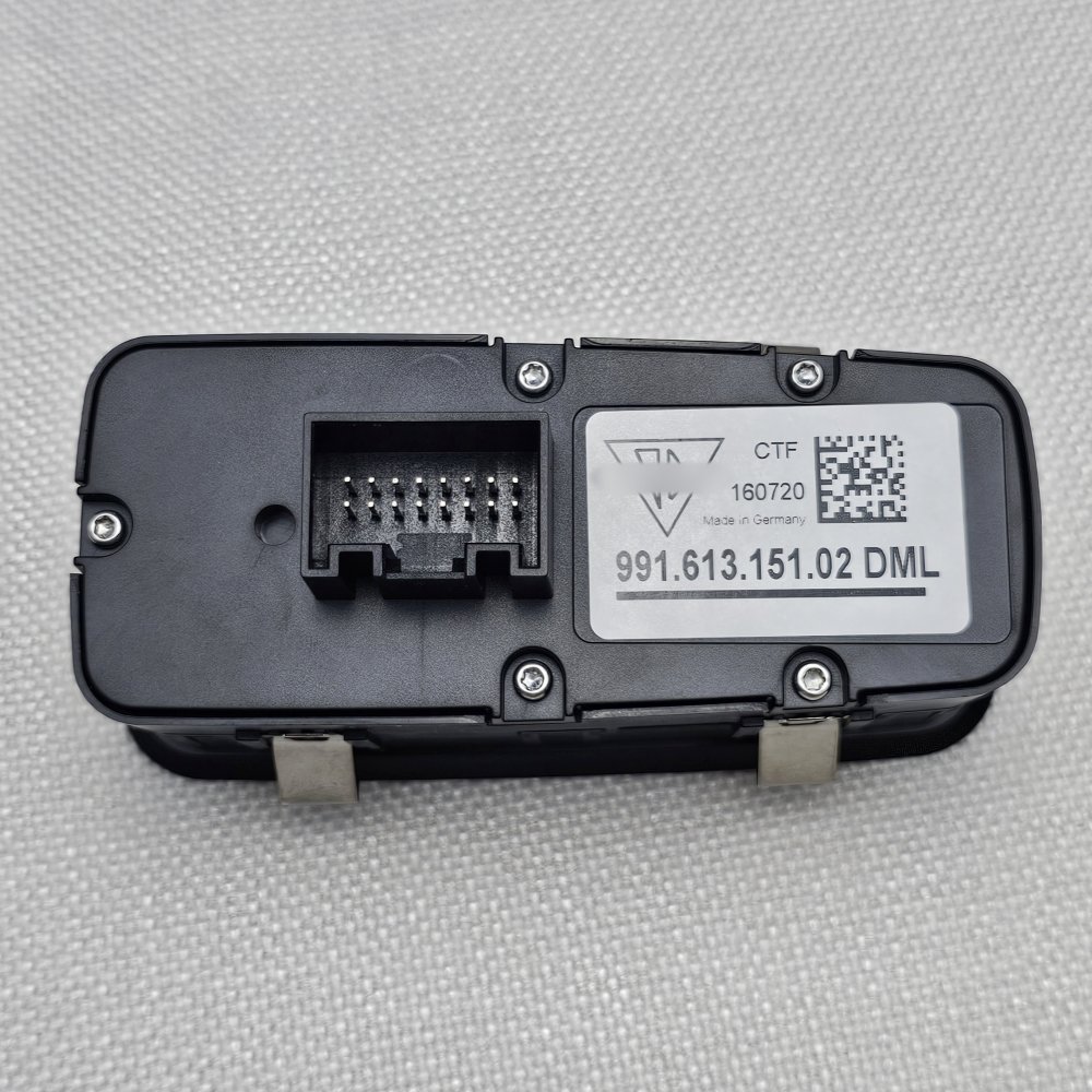 99161315102DML Brand New High Quality Driver Door Power Window Control Switch for Porsche 911 718 for Cayman 12-19