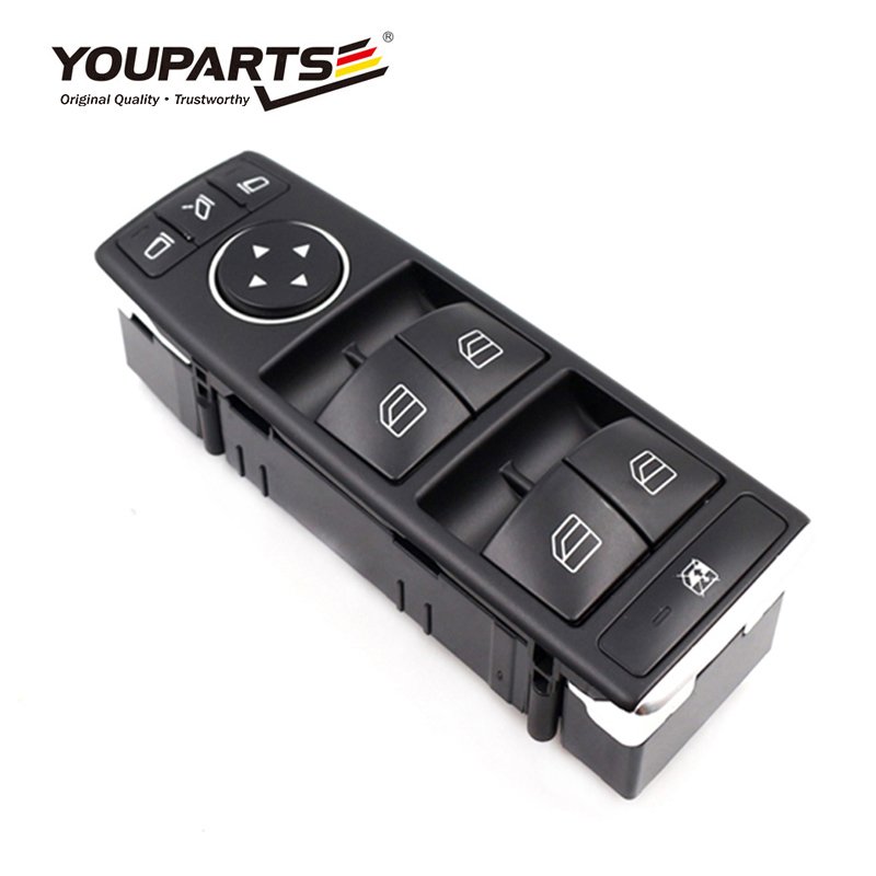 YOUPARTS 669054300 2929054900 1669054400 Auto Rocker Power Window Door Lifter Start Stop Switch 24v for Mercedes
